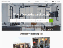Tablet Screenshot of for-sale.com
